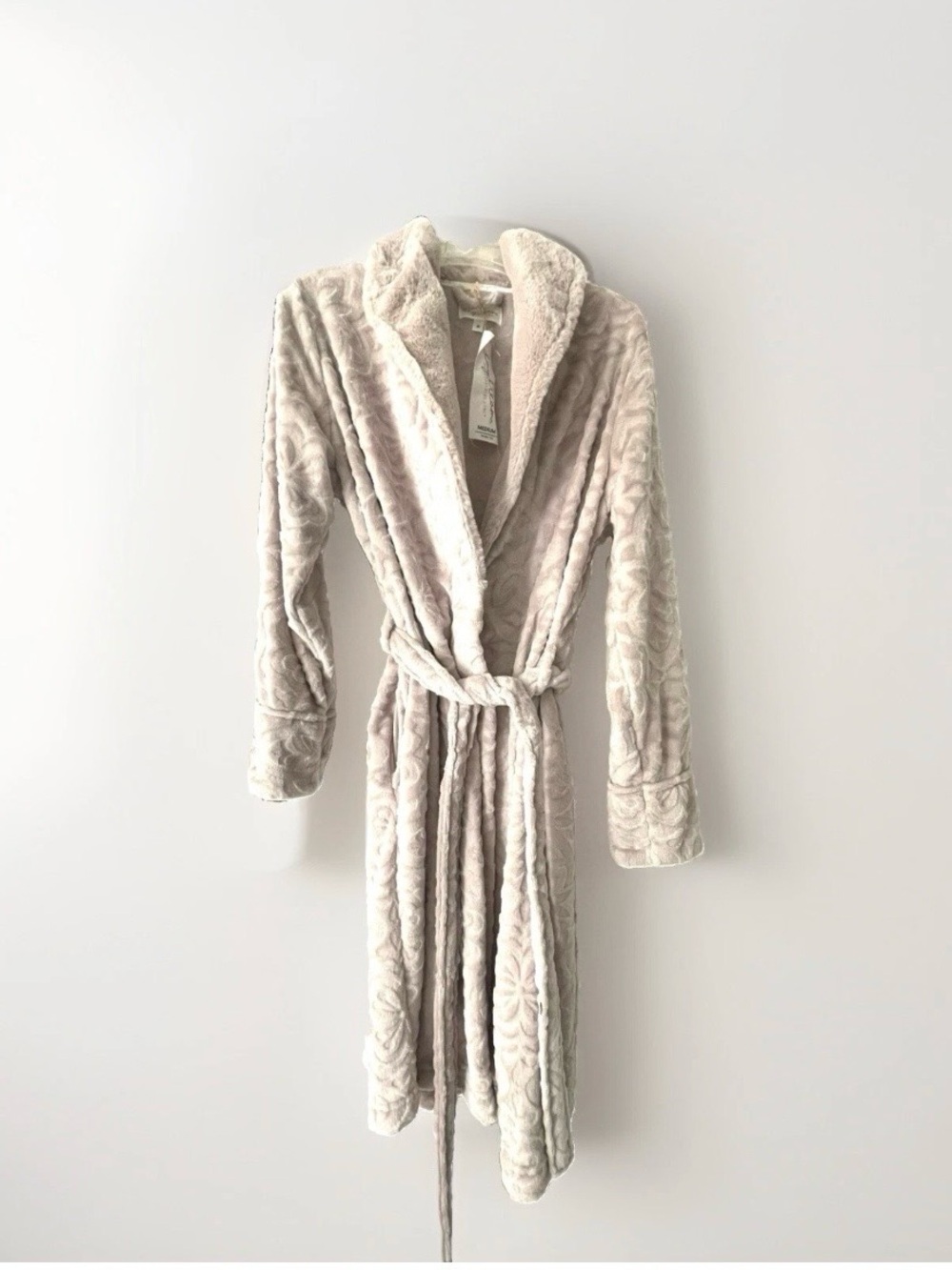 Daydream by Berkshire Home Grayish Lavender  Luxury Robe M New